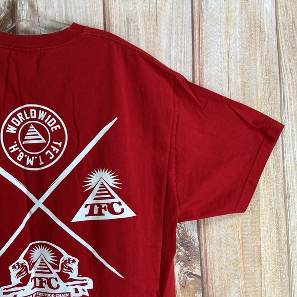 💵TFC Top of The Foodchain Red Tee Size 2XLarge - Picture 5 of 7